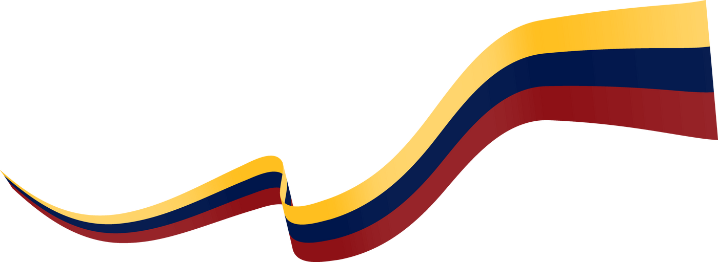 Colombia flag ribbon